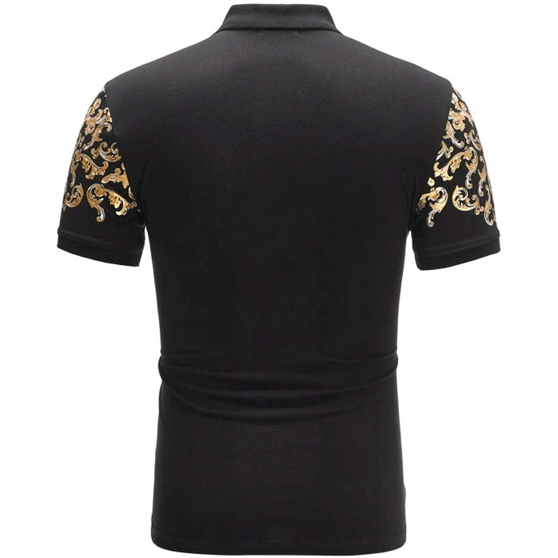 Baroque Print Polo Shirts